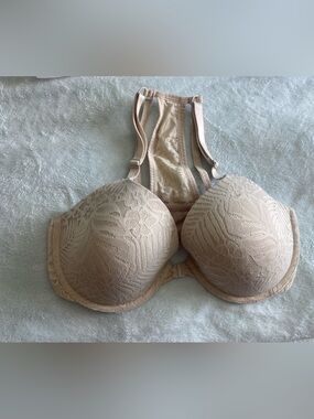 Victoria's Secret Beige Lace T-Shirt Bra